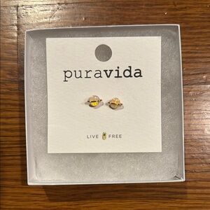 Pura Vida Saturn Earrings Minimalist Jewelry 🪐